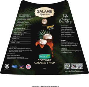 Coconut caramel syrup (330ml)
